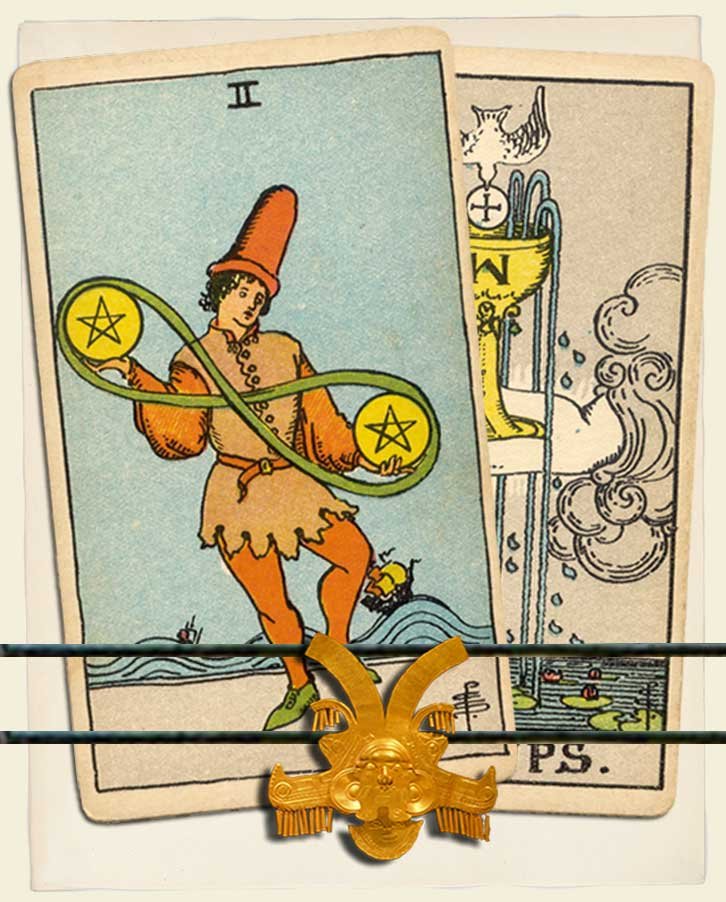 Two Of Pentacles And Ace Of Cups Combination Reading With Insights For