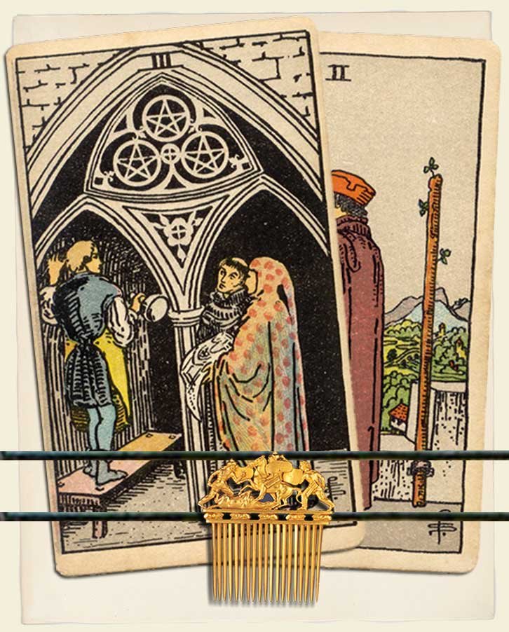 Three Of Pentacles And Two Of Wands Combination Reading With Insights