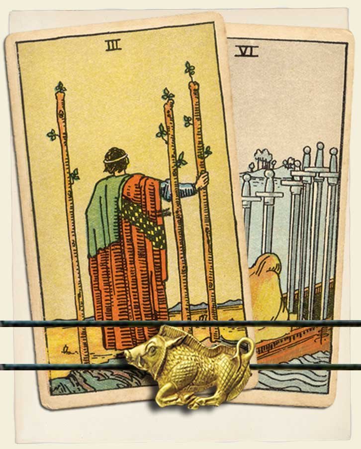 Three Of Wands And Six Of Swords Combination Reading With Insights For