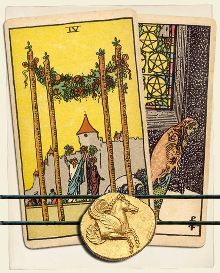 Four Of Wands And Five Of Pentacles Combination Reading With Insights