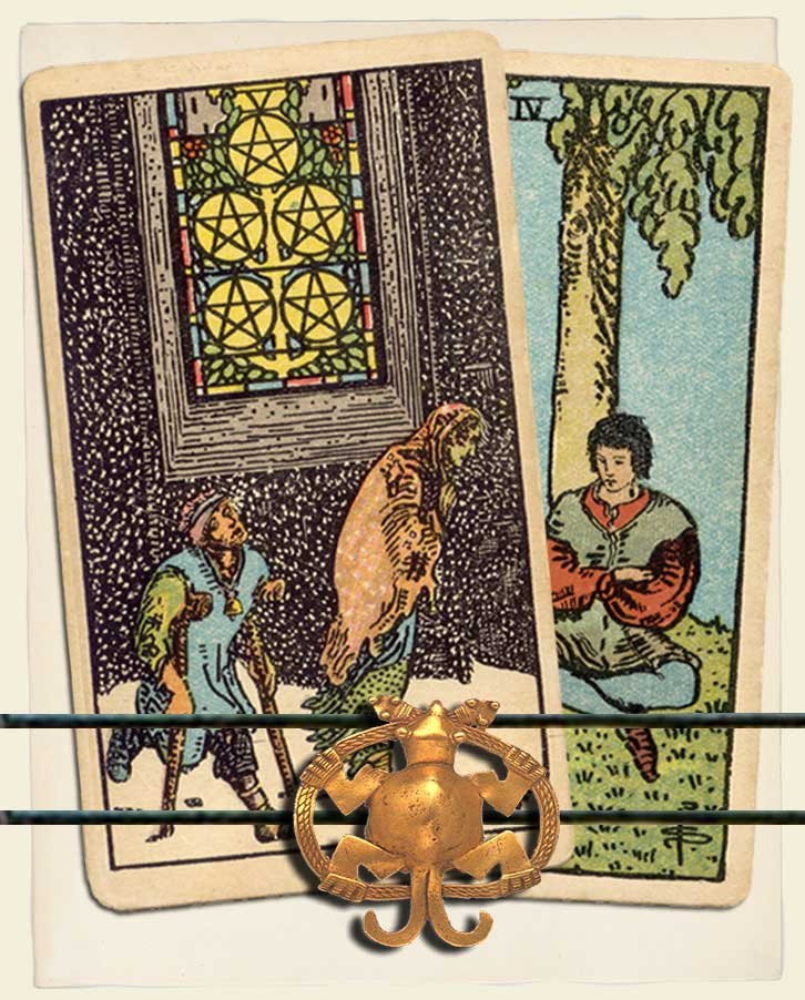 Five Of Pentacles And Four Of Cups Combination Reading With Insights