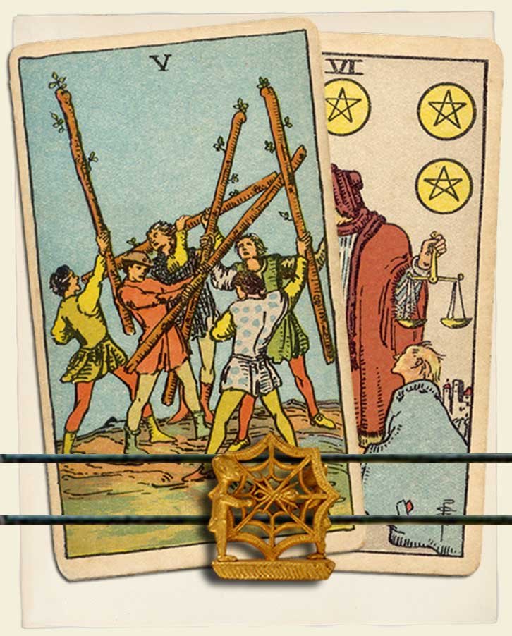 Five Of Wands And Six Of Pentacles Combination Reading With Insights