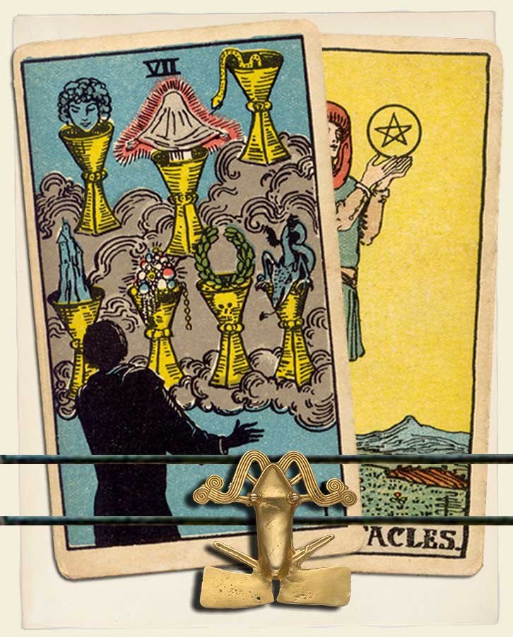 Seven Of Cups And Page Of Pentacles Combination Reading With Insights