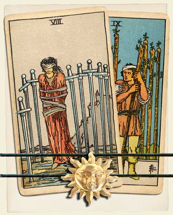 Eight Of Swords And Nine Of Wands Combination Reading With Insights