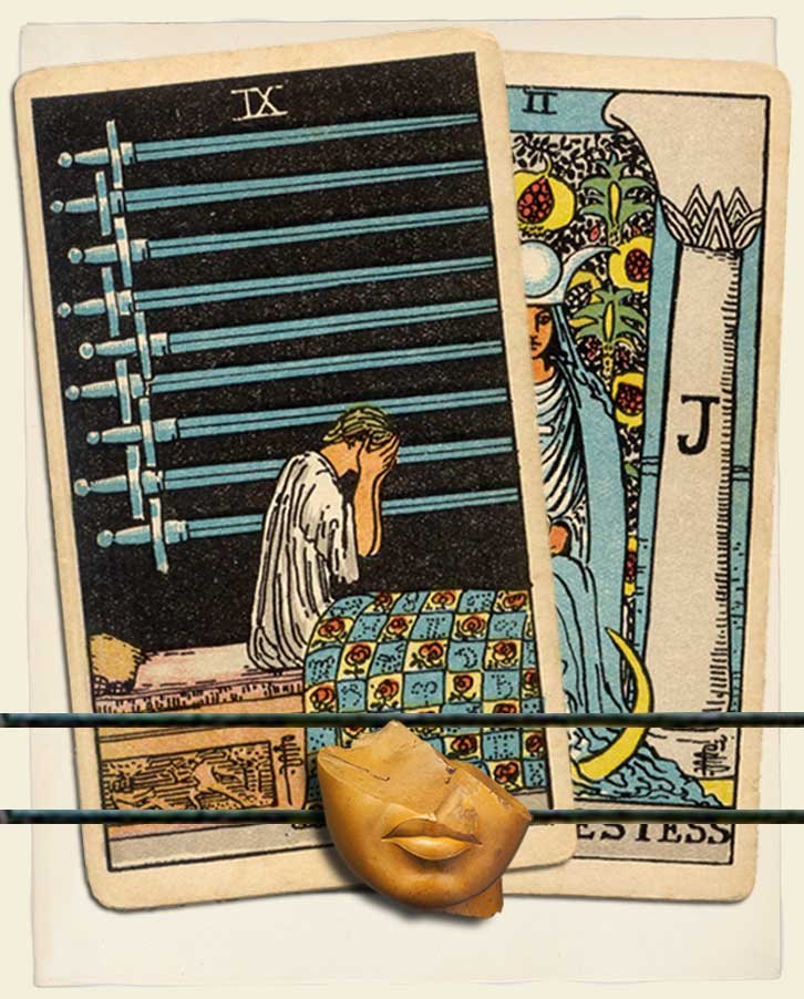 Nine Of Swords And The High Priestess Combination Reading With