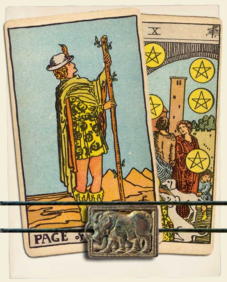 Page Of Wands And Ten Of Pentacles Combination Reading With Insights