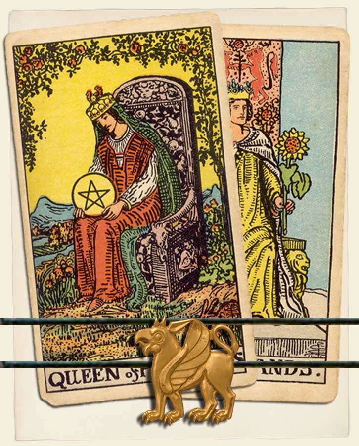 Queen Of Pentacles And Queen Of Wands Combination Reading With