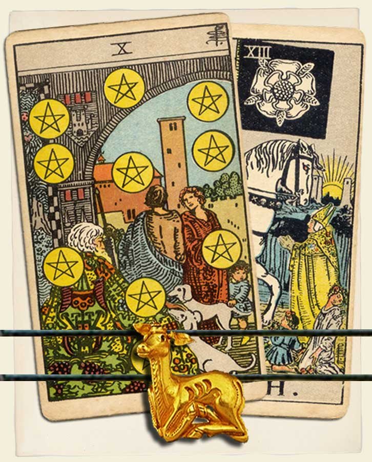 Ten of Pentacles and Death Combination Reading (with insights for