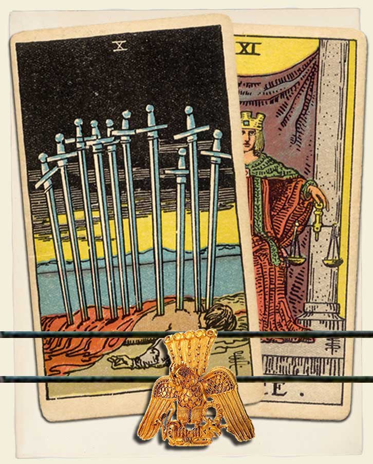 Ten of Swords and Justice Combination Reading (with insights for love ...