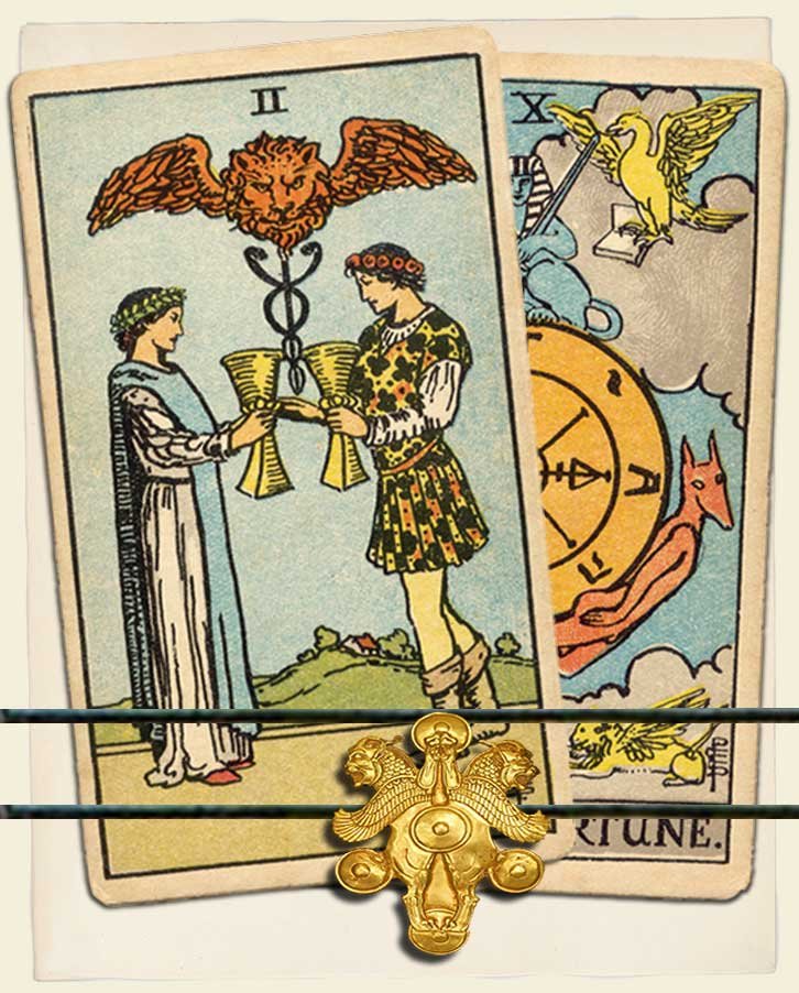 Two of Cups and Wheel of Fortune Combination Reading (with insights for ...