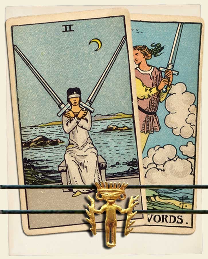 Two of Swords Tarot Card Meanings and Descriptions