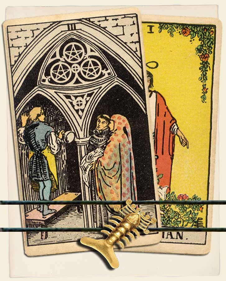 Three of Pentacles and The Magician Combination Reading (with insights ...