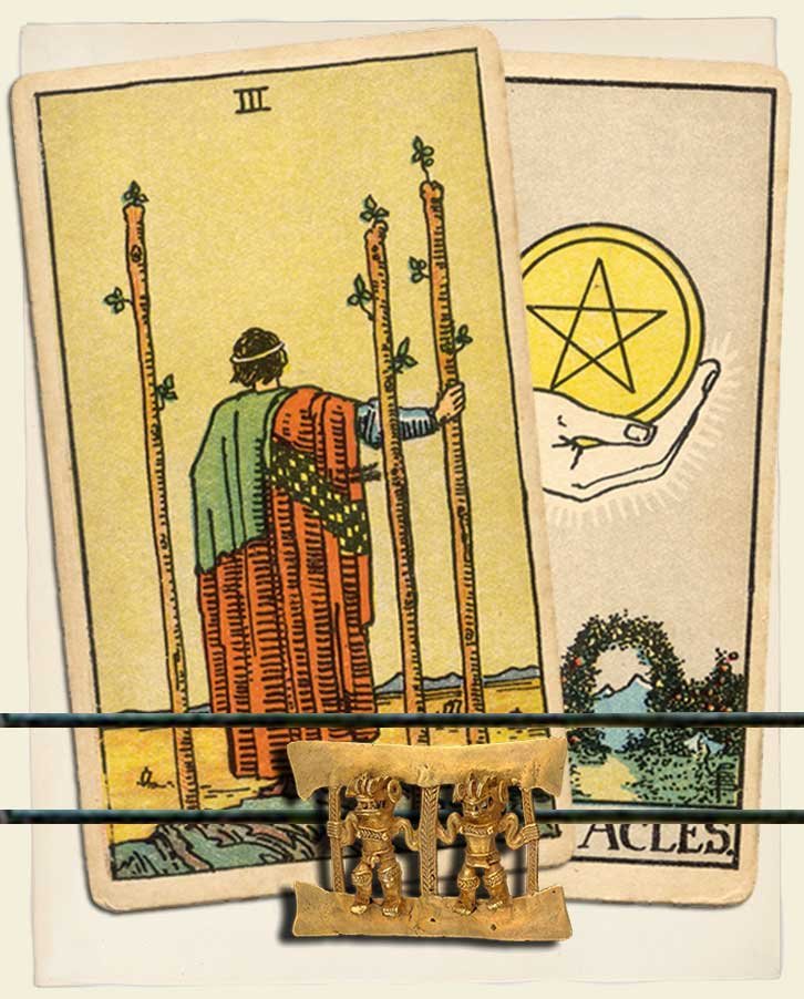 Three of Wands and Ace of Pentacles Combination Reading (with insights ...