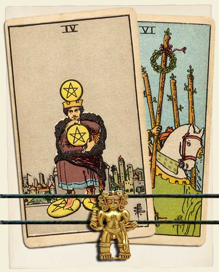 Four of Pentacles and Six of Wands Combination Reading (with insights ...