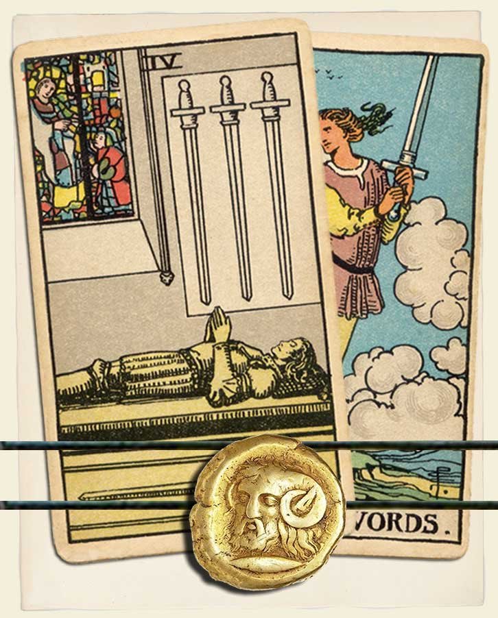 four of swords in love reading