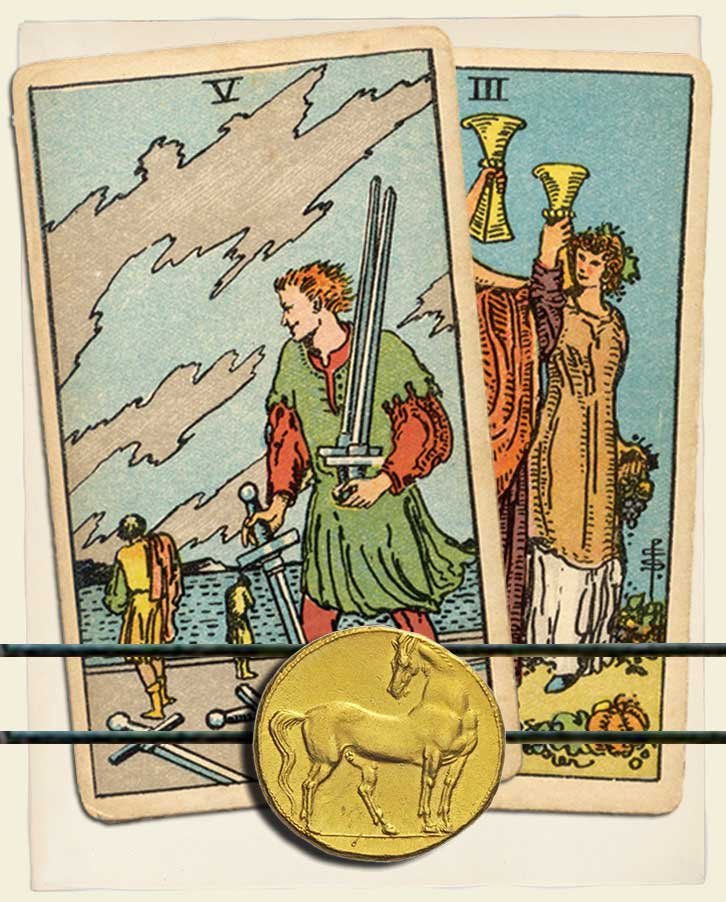 five of swords and three of cups