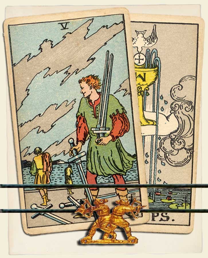 Five of Swords and Ace of Cups Combination Reading (with insights for ...