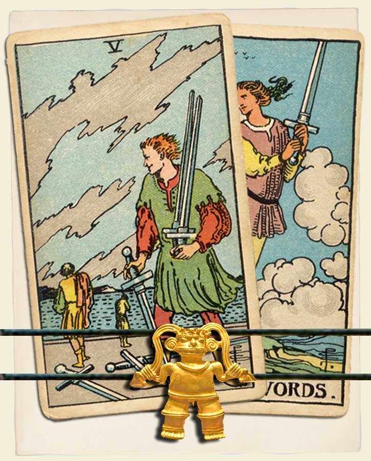 five of swords in love reading