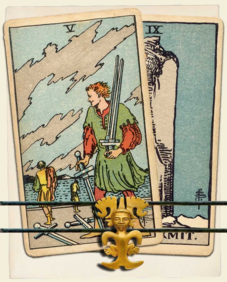 Five of Swords and The Hermit Combination Reading (with insights for ...