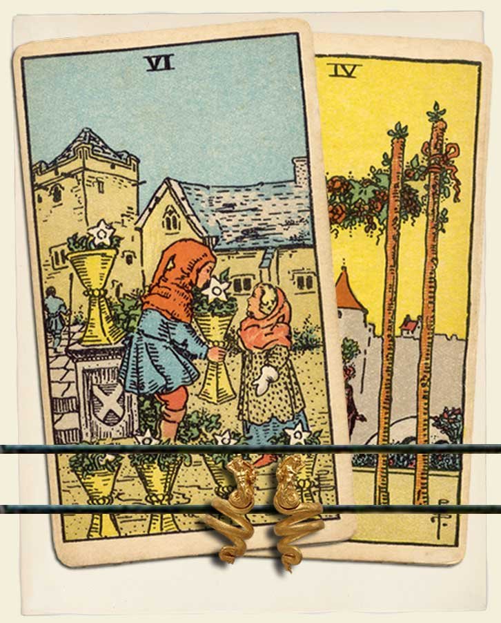Six Of Cups And Four Of Wands Combination Reading with Insights For 