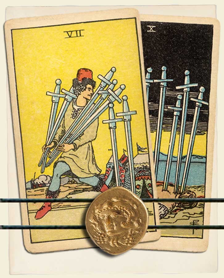 Seven of Swords and Ten of Swords Combination Reading (with insights ...