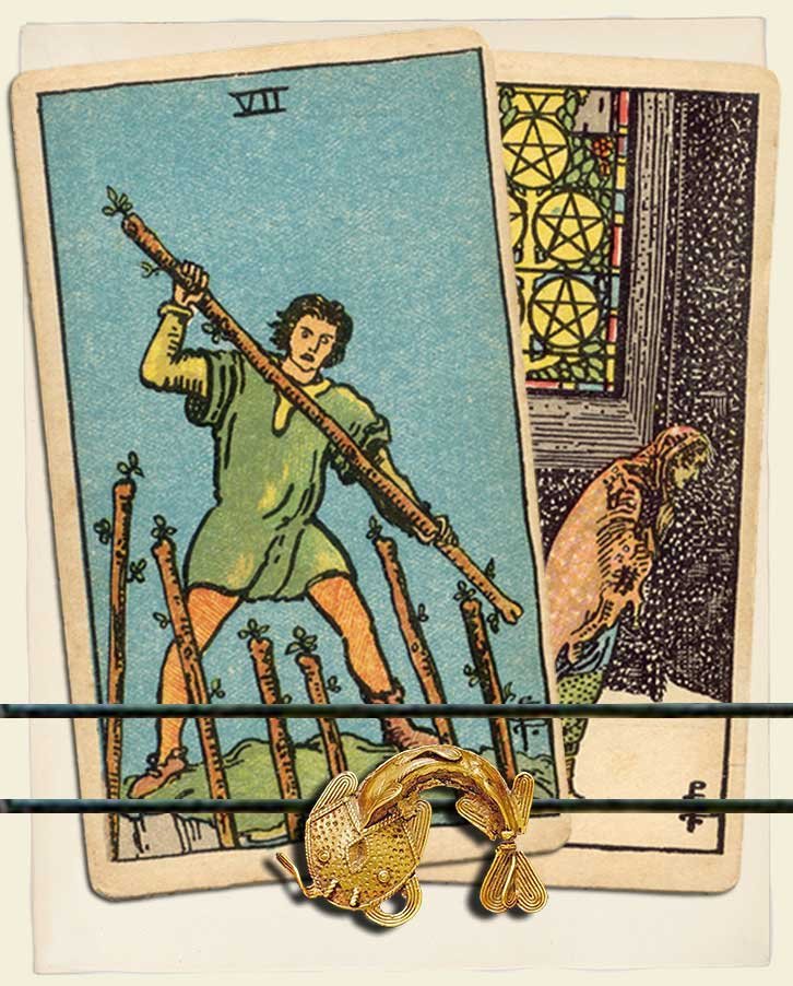 Seven of Wands and Five of Pentacles Combination Reading (with insights ...