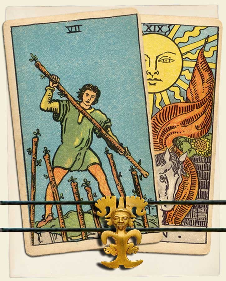 Seven of Wands and The Sun Combination Reading (with insights for love ...