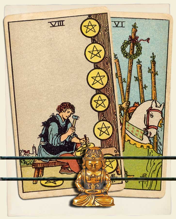 Eight of Pentacles and Six of Wands Combination Reading (with insights ...