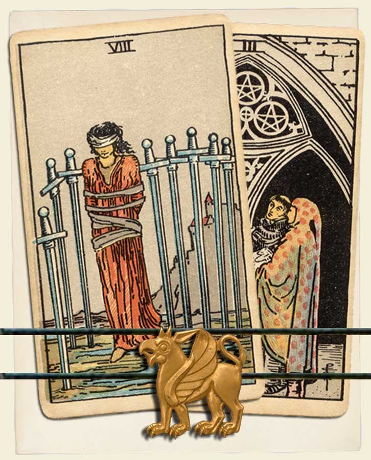 Eight of Swords and Three of Pentacles Combination Reading (with insights for love
