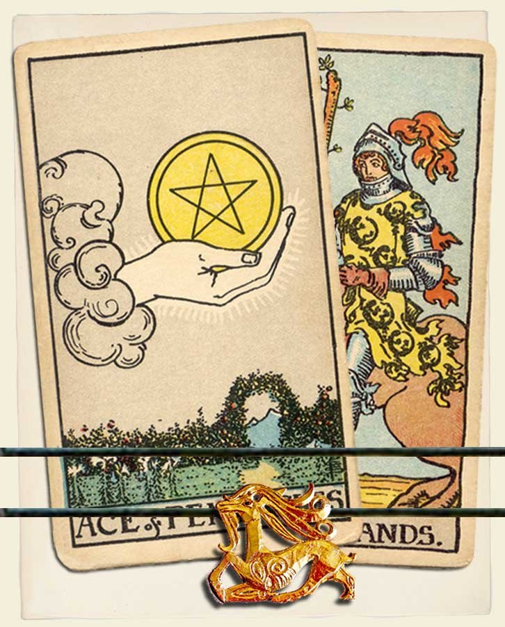 Ace of Pentacles and Knight of Wands Combination Reading (with insights ...