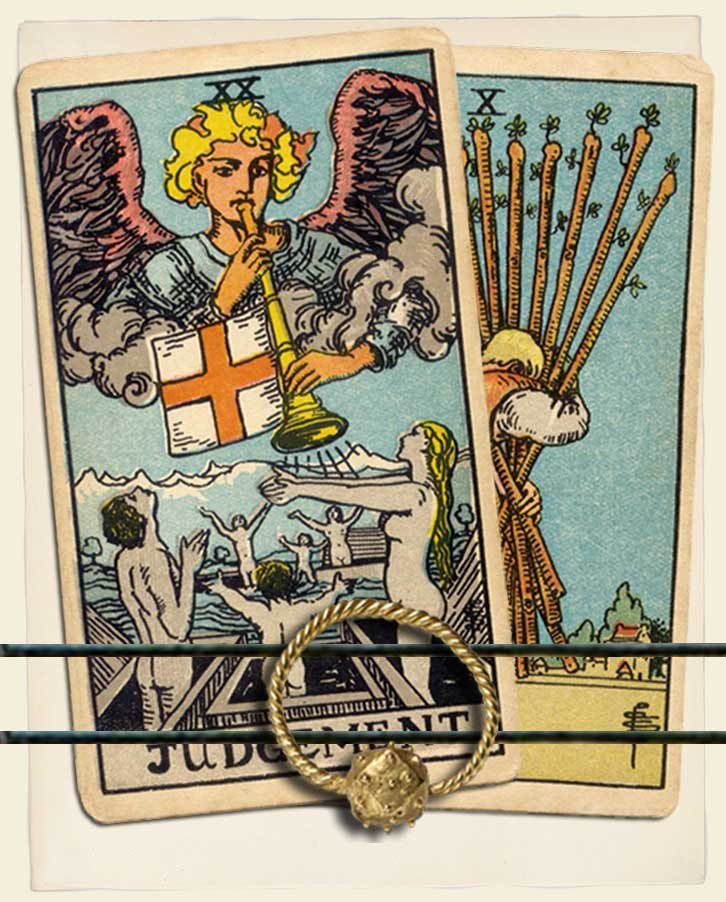 Judgement and Ten of Wands Combination Reading (with insights for love ...