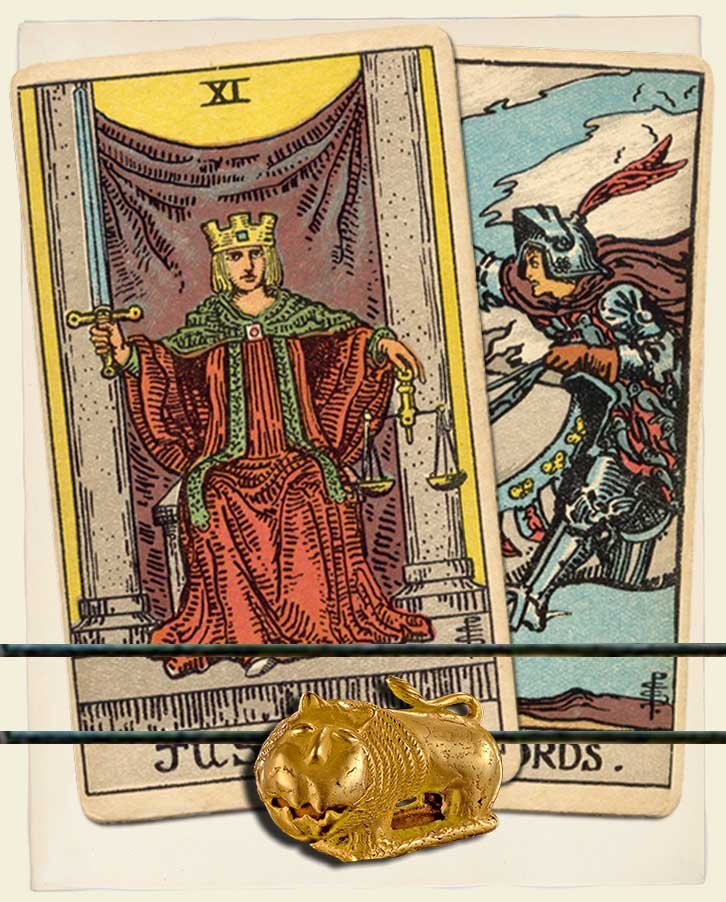 Justice and Knight of Swords Combination Reading (with insights for