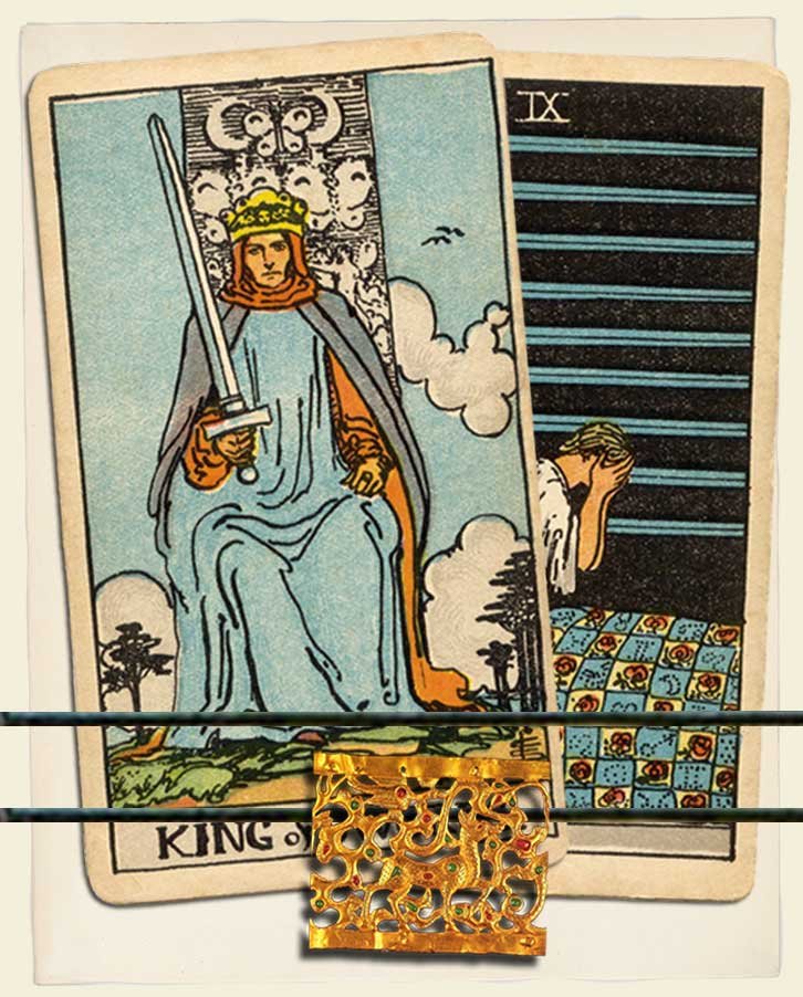 King of Swords and Nine of Swords Combination Reading (with insights ...