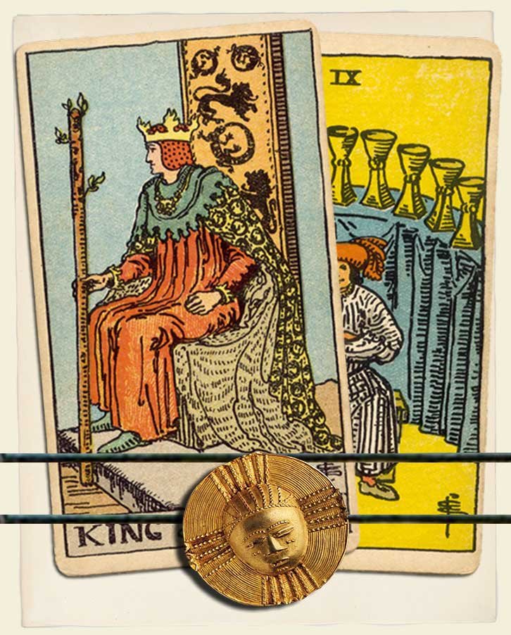 King Of Wands And Nine Of Cups Combination Reading With Insights For Love Relationships