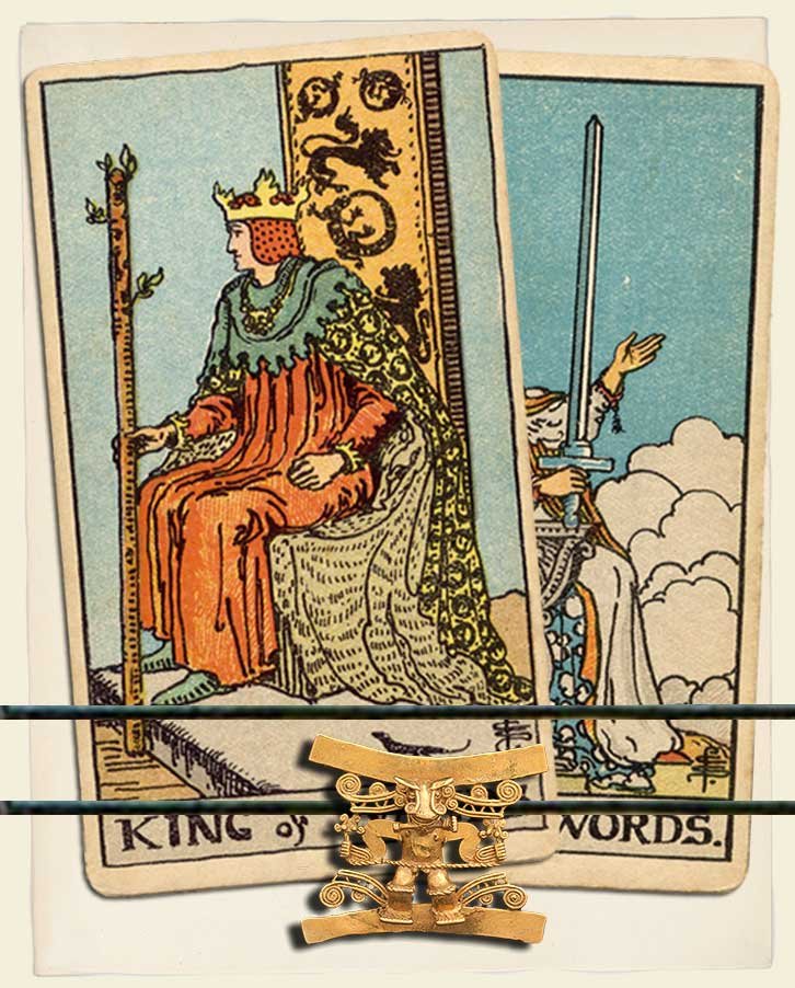 King of Wands and Queen of Swords Combination Reading (with insights ...