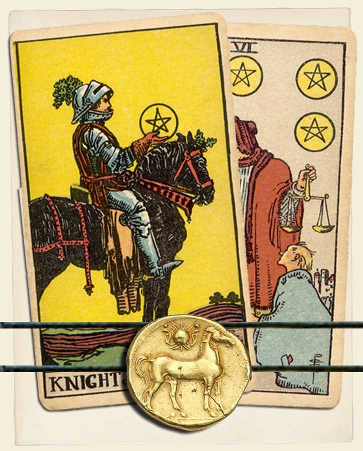 Knight of Pentacles and Six of Pentacles Combination Reading (with ...