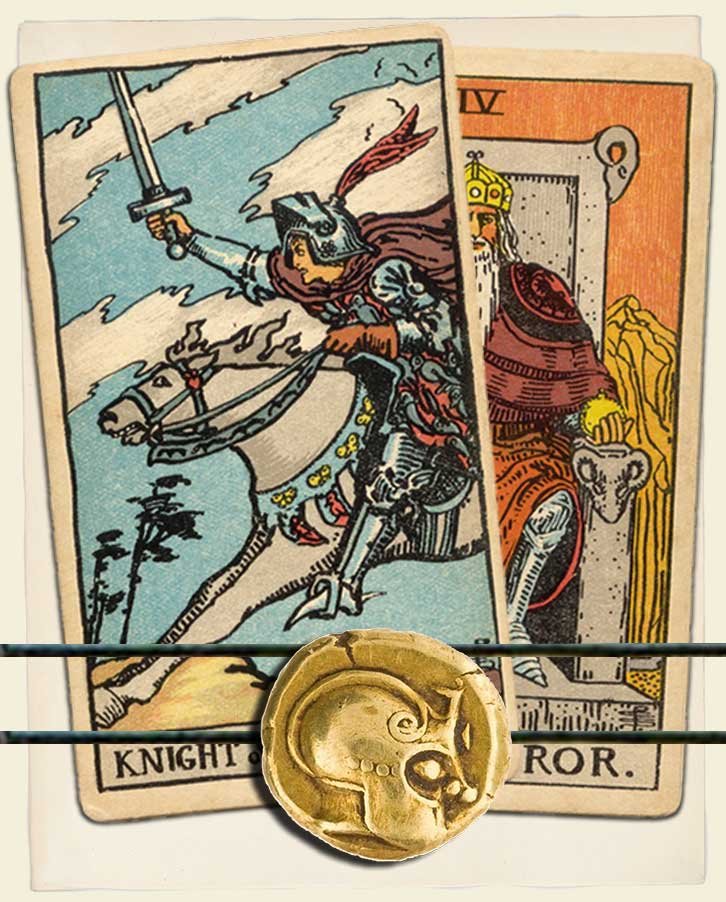 Knight of Swords and The Emperor Combination Reading (with insights for love & relationships