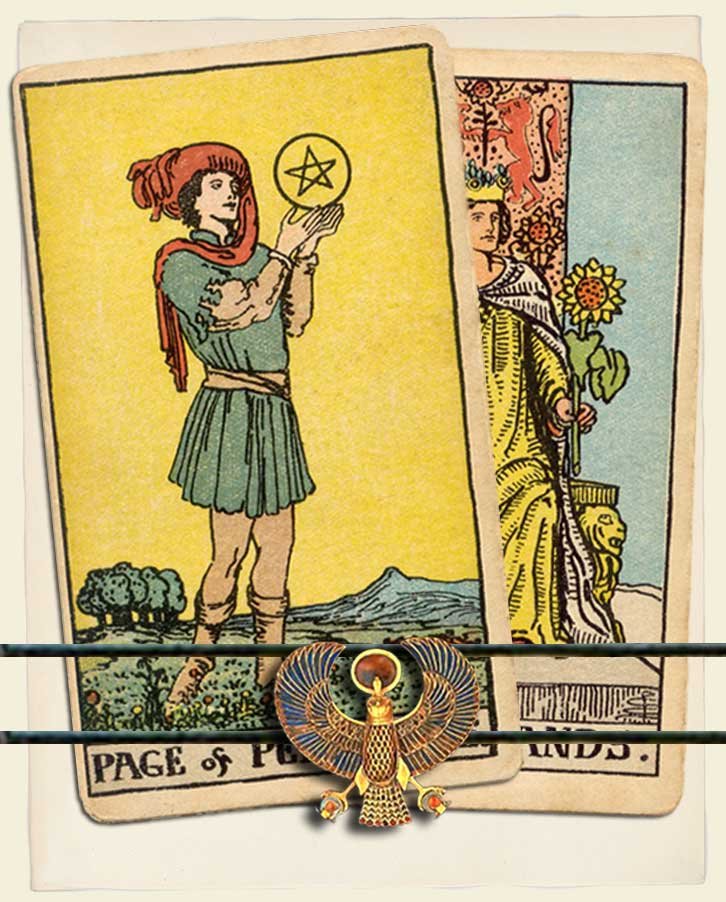 Page of Pentacles and Queen of Wands Combination Reading (with insights ...
