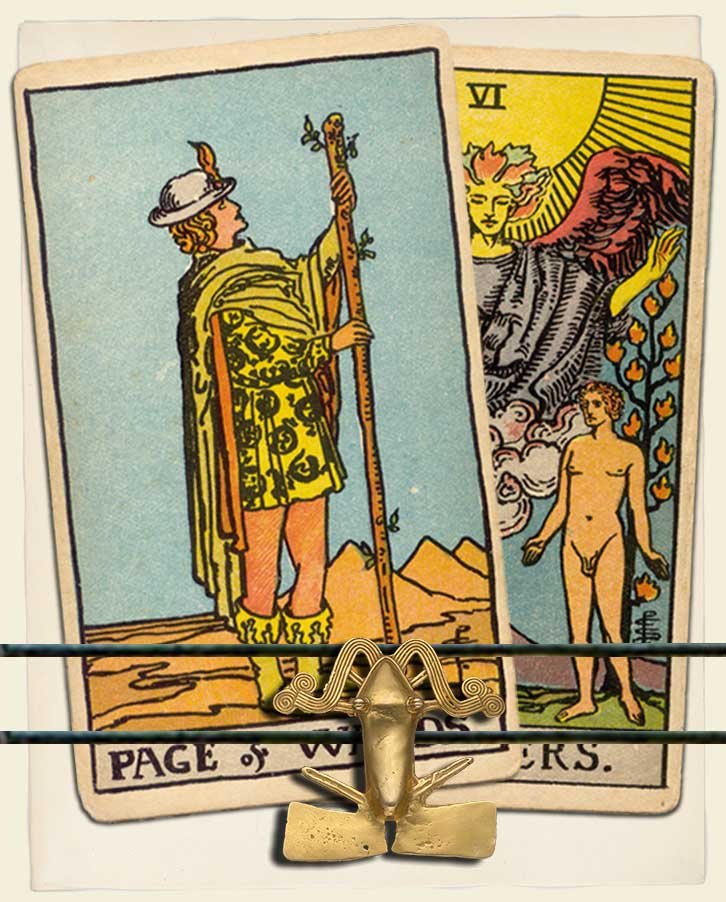 Page of Wands and The Lovers Combination Reading (with insights for