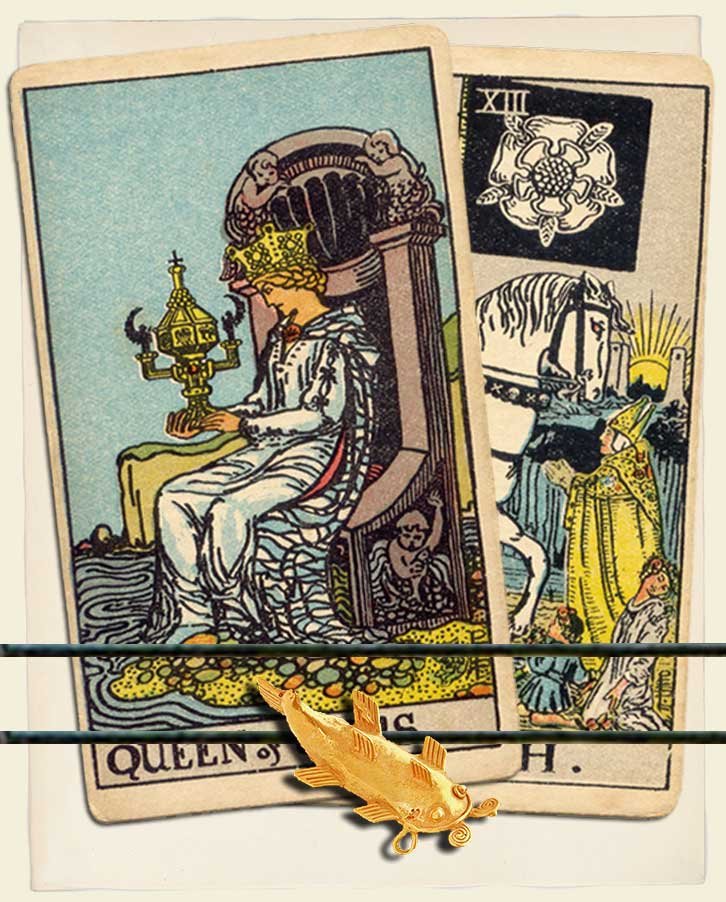 Queen of Cups and Death Combination Reading (with insights for love