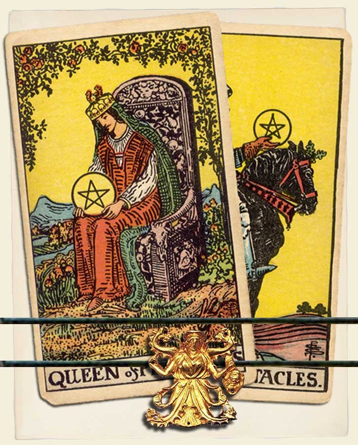 Queen of Pentacles and Knight of Pentacles Combination Reading (with ...