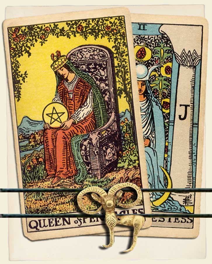 Queen of Pentacles and The High Priestess Combination Reading (with ...