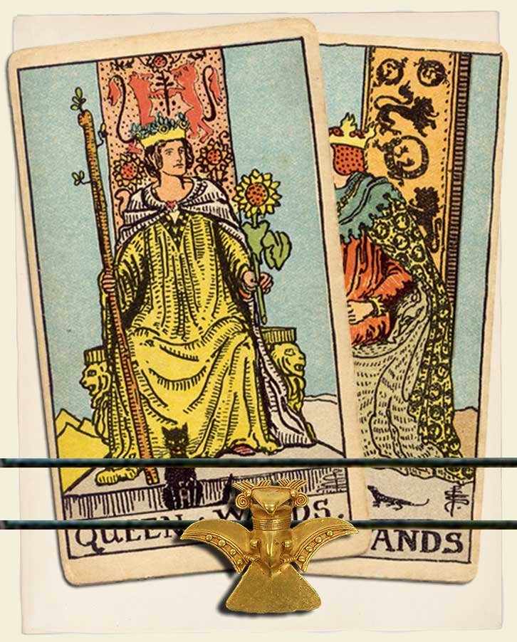 king and queen of wands love reading