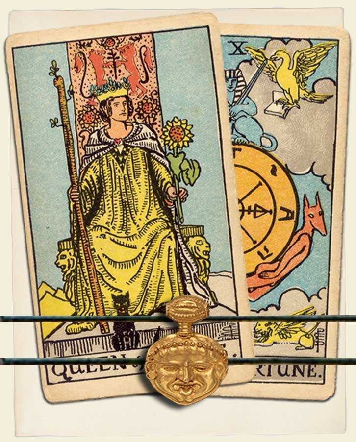 Collection 92+ Images wheel of fortune and queen of wands Stunning