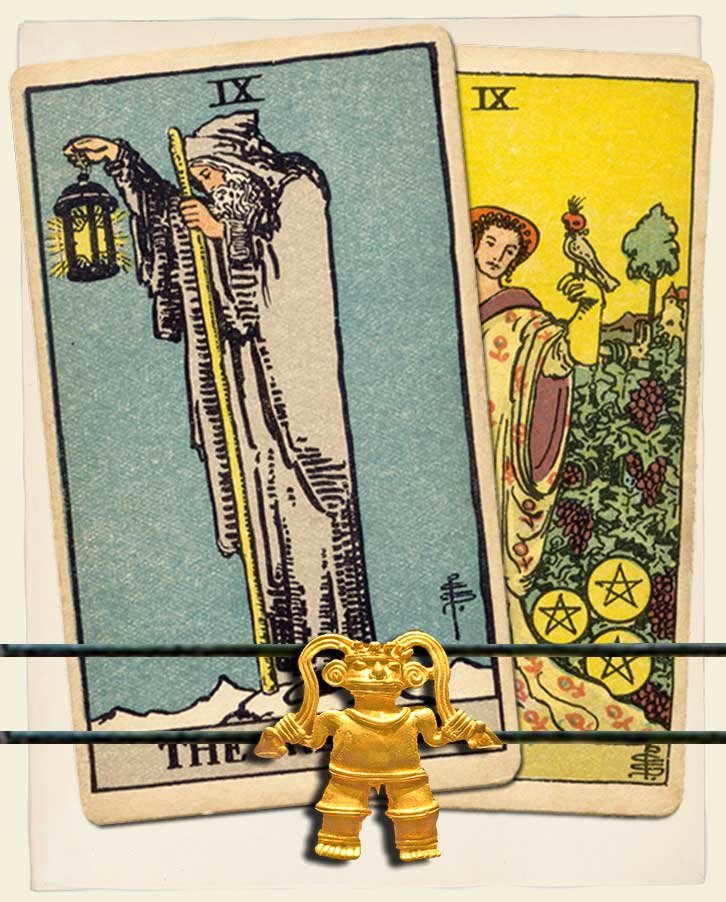 The Hermit and Nine of Pentacles Combination Reading (with insights for ...