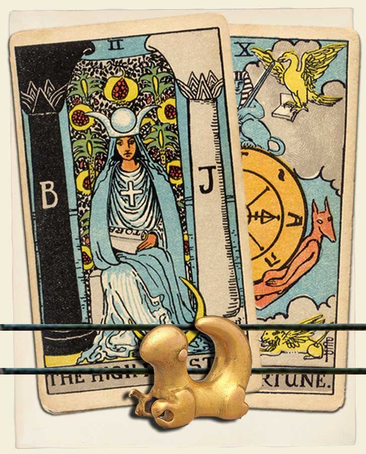 The High Priestess and Wheel of Fortune Combination Reading (with ...