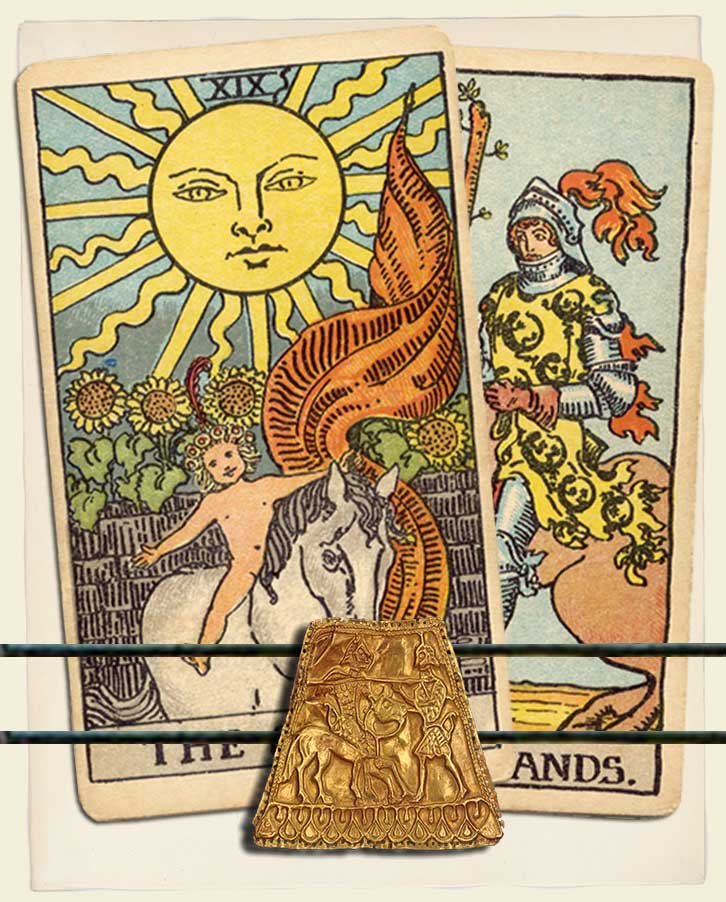 The Sun and Knight of Wands Combination Reading (with insights for love