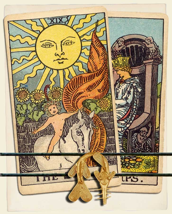 The Sun and Queen of Cups Combination Reading (with insights for love