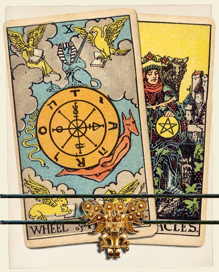 Wheel of Fortune and King of Pentacles Combination Reading (with